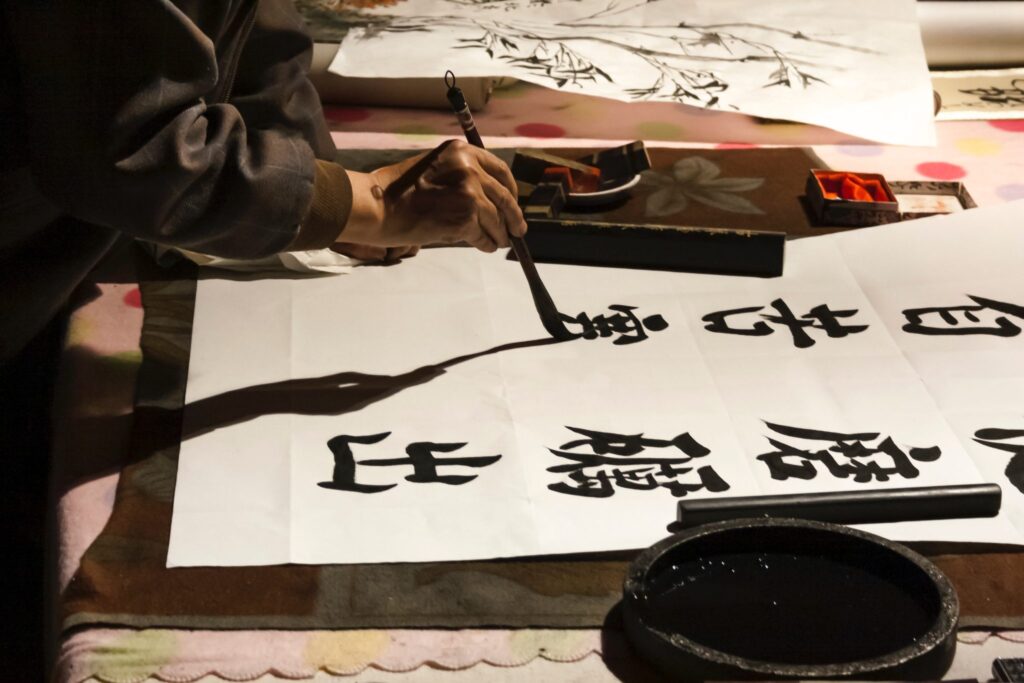 Students engaging in Mandarin language immersion activities on a school trip to China, enhancing linguistic skills through cultural exchange